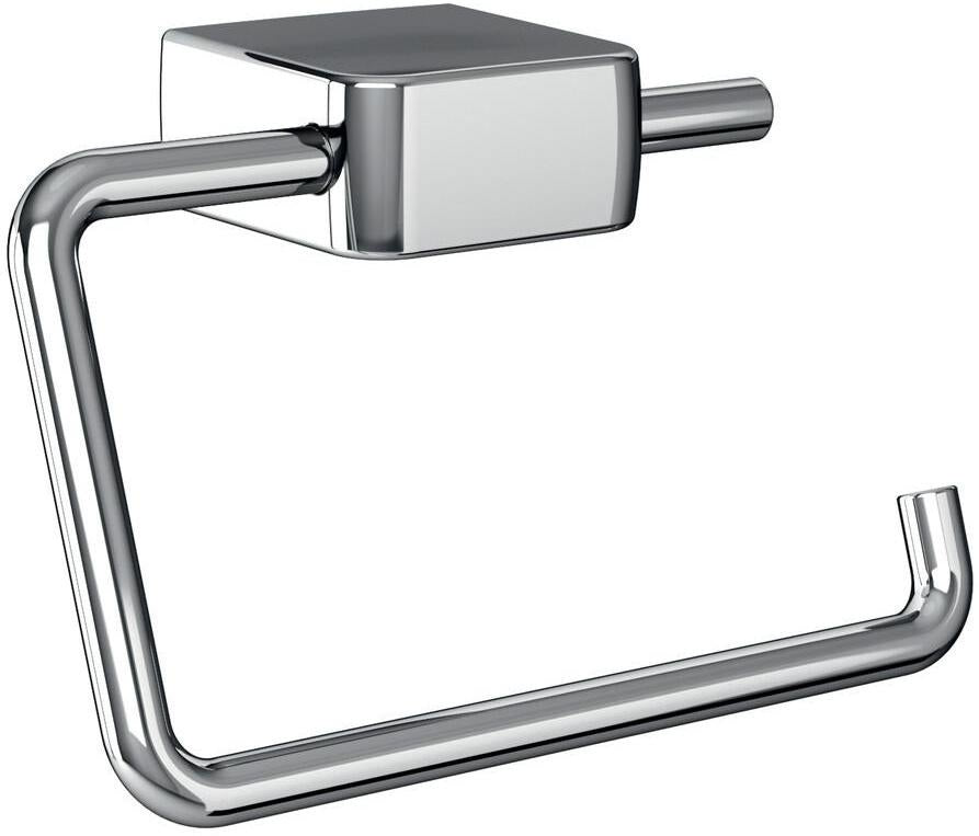 EMCO trend 00101 Papierhalter ohne Deckel – verchromt, Wandmontage, Zamak