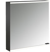 EMCO prime 2 LED-Lichtspiegelschrank 600 mm, 1-türig, Anschlag links, Aufputz, Aluminium