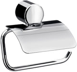 EMCO Papierhalter fino 00100 mit Deckel – Chrom, verdeckte Befestigung, Zamak