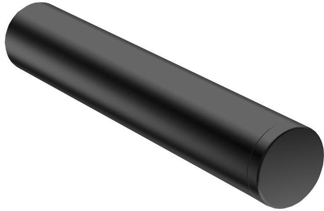 EMCO Reservepapierhalter flow 13301 starr schwarz – Wandmontage, Messing, verdeckte Befestigung