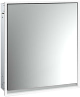 EMCO Lichtspiegelschrank loft 05103 Unterputz 600 mm, Anschlag rechts, Aluminium – LED-Beleuchtung