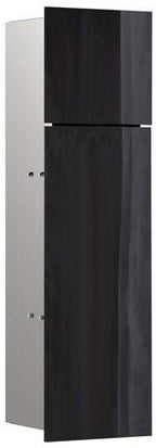 27502 Unterputz, Anschlag li 600mm Glas schw