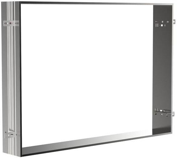 EMCO Einbaurahmen prime 2 00015 für Lichtspiegelschrank 1600 mm – Aluminium silber eloxiert