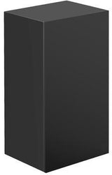 EMCO evo Halb-Hochschrank 750 mm mit Glastür und LED-Beleuchtung in Weiß