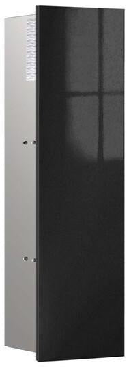 EMCO asis pure WC-Modul Unterputz 600 mm, Anschlag rechts, Glasfront weiß Glanz