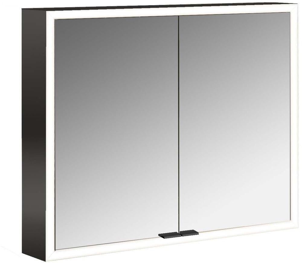 EMCO LED-Lichtspiegelschrank prime 800 mm 2-türig Aufputz mit stufenlos dimmbarer Beleuchtung