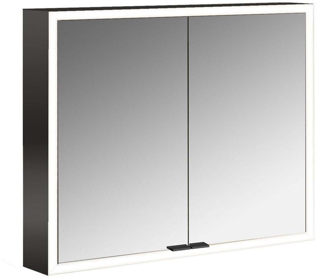 EMCO LED-Lichtspiegelschrank prime 800 mm 2-türig Aufputz mit stufenlos dimmbarer Beleuchtung