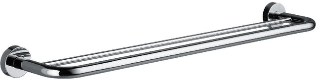 EMCO Doppelbadetuchhalter RONDO 2 600 mm Chrom – 2 Handtuchhalter, verdeckte Wandmontage