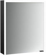 EMCO prime 3 LED-Lichtspiegelschrank 600 mm Aufputz, 1 Tür, Anschlag links, Aluminium