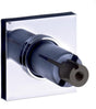 EMCO Befestigungs-Set system2 00100 für Duschvorhangstangen, chrom – 2 Wandhalterungen 53 x 53 mm