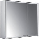 EMCO Lichtspiegelschrank prestige 2 788 mm Aufputz, breite Tür links, Aluminium