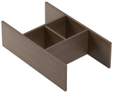 EMCO evo Ordnungssystem 373 x 106 x 300 mm nussbaum – Schubladeneinteilung für Waschtisch-Unterschränke