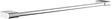EMCO Badetuchhalter flow 00160 600 mm Chrom – Wandmontage mit verdeckter Befestigung