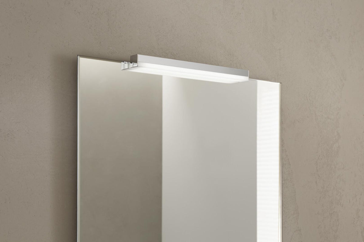 EMCO LED-Spiegelklemmleuchte system2 00103 waagerecht 300 mm chrom – 4000 K