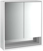 Aluminium / 05204 Aufputz, 2trg. 600 mm alu.