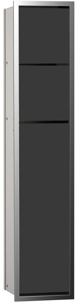 EMCO WC-Modul asis 150 Unterputz 809 mm mit Papierhalter, Reserverollenbox und WC-Bürste in chrom/optiwhite