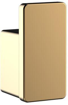 EMCO Haken loft 00703 in Gold – Wandhaken mit verdeckter Befestigung für Bad & Spiegel