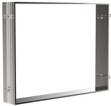 EMCO Einbaurahmen prime 2 00015 für Lichtspiegelschrank 1600 mm – Aluminium silber eloxiert