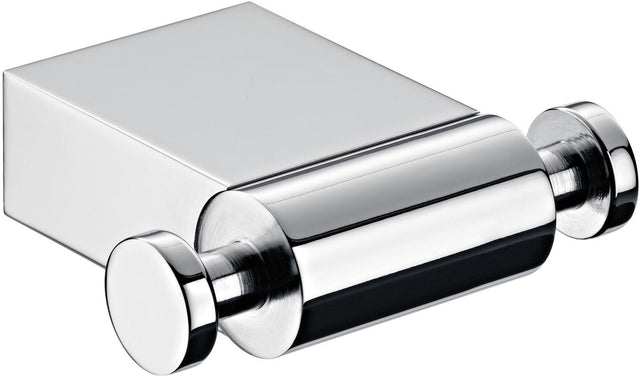 EMCO Doppelhaken system 2 – Verchromter Messinghaken mit verdeckter Befestigung, 74 x 18 x 64 mm