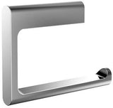 EMCO Papierhalter flow 00100 ohne Deckel chrom – Wandmontage mit Befestigungsmaterial