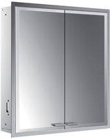 EMCO Lichtspiegelschrank prestige 2 615 mm Unterputz mit emco light system, 2 Türen, Aluminium