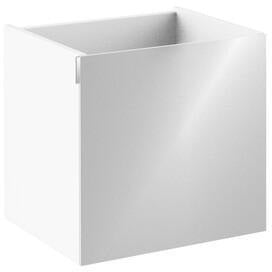 EMCO evo Waschtisch-Unterschrank 396 mm optiwhite Glasfront mit Griff rechts