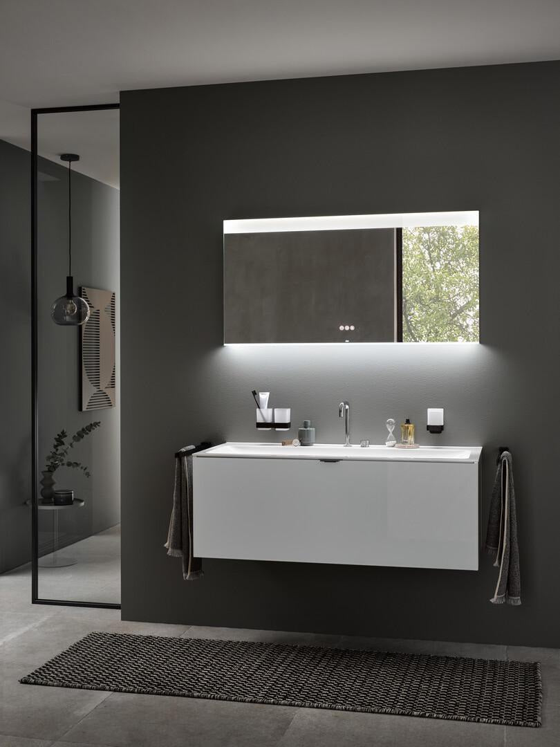 EMCO LED-Lichtspiegel MI 250+ mit Touch-Bedienfeld, 400x700 mm, durchgehender Lichtausschnitt