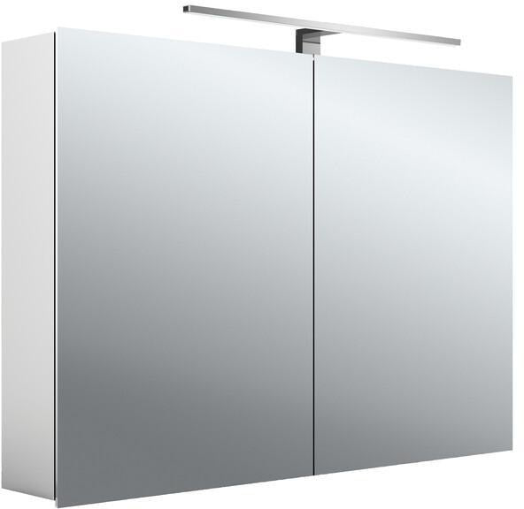 EMCO Lichtspiegelschrank mee 05052 Aufputz, 2-türig, 1000 mm, Aluminium, LED 4000K