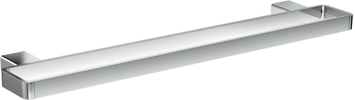 EMCO Relingsystem LOFT 600 mm mit 3 Glasaufnahmen in Chrom – Stilvolle Ablage für Bad & Spiegel