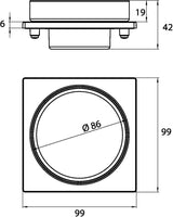 EMCO Seifenhalter liaison 00102 für Reling – Chrom & Kristallglas klar