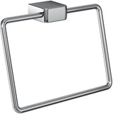 EMCO Handtuchring trend 00100 starr chrom – Wandmontage, verdeckte Befestigung, Zamak