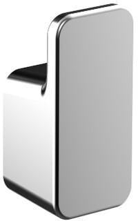 EMCO art 00100 Einfachhaken 24 x 49 x 21 mm verchromt mit verdeckter Befestigung