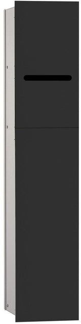EMCO WC-Modul asis 2.0 Unterputz mit Reserverollenbox, Papierhalter & WC-Bürste, 811 mm, Weiß
