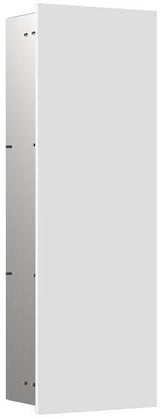EMCO asis pure Schrankmodul Unterputz 730 mm links – 2 Glasablagen, weiß