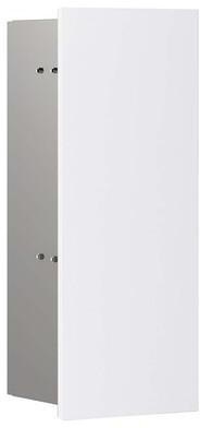 EMCO Toilettenbürstengarnitur-Modul asis pure Unterputz 435 mm Glasfront Anschlag links