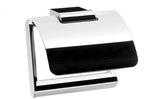 EMCO system 2 Papierhalter mit Deckel, verchromt, Wandmontage