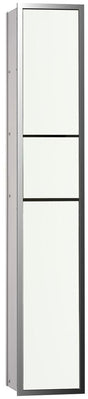 EMCO WC-Modul asis 150 Unterputz 964 mm mit Papierhalterbox und Toilettenbürstengarnitur