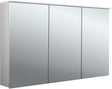 EMCO Lichtspiegelschrank pure 2 Design 1200 mm – 3 Türen, LED, Aufputz, Aluminium