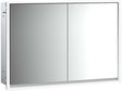 EMCO Lichtspiegelschrank LOFT Unterputz 1000 mm 2-türig mit LED-Beleuchtung