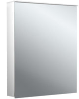 EMCO flat 2 Design LED-Lichtspiegelschrank 600 mm, 1-türig, Aluminium, mit Touchsensoren und Soft-Close