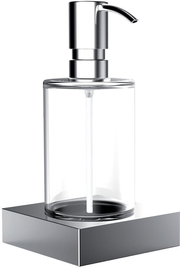 EMCO Flüssigseifenspender liaison 00102 Kristallglas klar mit Metallpumpe