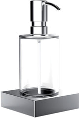 EMCO Flüssigseifenspender liaison 00102 Kristallglas klar mit Metallpumpe