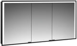 EMCO prime 3 LED-Lichtspiegelschrank 1400 mm, 3-türig, Unterputz, Aluminium