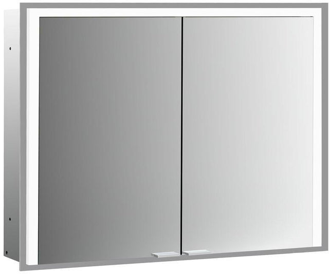 EMCO Lichtspiegelschrank prime 3 Unterputz 1300 mm 2-türig mit LED und Touchsteuerung
