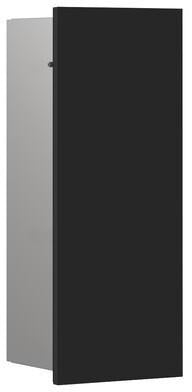 EMCO asis pure Bürstengarnitur-Modul Unterputz, Anschlag rechts, 435 mm, weiß – Bad-Modul mit WC-Bürste
