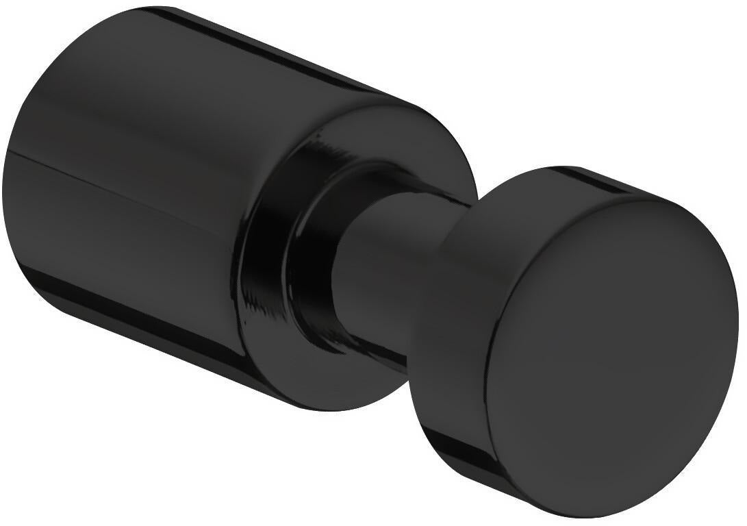 EMCO Bad Haken LOFT 35 mm schwarz – Wandhaken aus Messing mit verdeckter Befestigung