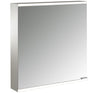 EMCO prime 2 LED-Lichtspiegelschrank 600 mm, 1-türig, Anschlag links, Aufputz, Aluminium