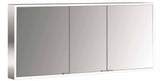EMCO prime LED-Lichtspiegelschrank 1400 mm, 3-türig, Aufputz, Aluminium, Touchsteuerung