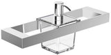 EMCO Reling-Set liaison 00103 für Waschtisch 358 mm chrom mit Seifenspender