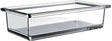 EMCO liaison Glasschale lang – Klare Ablage für Reling, 198 x 48 x 98 mm